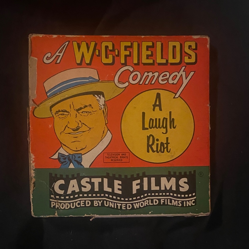 Vintage W.C. Fields Comedy Film Box